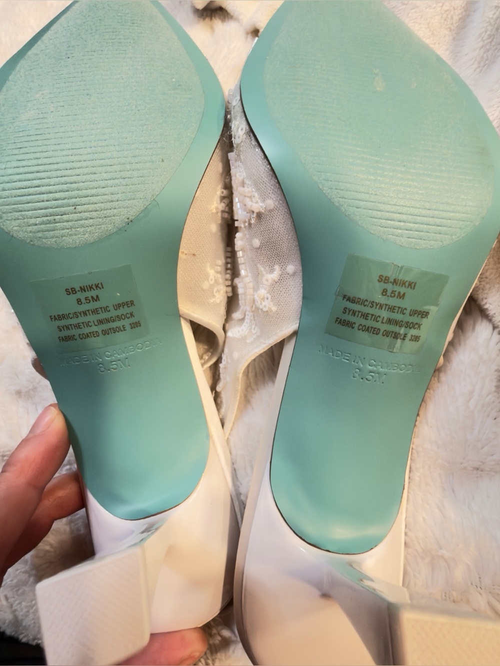 Betsey Johnson Women's Nikki Pump, Ivory, size 8.5-new never worn!! #bridal - Picture 6 of 12